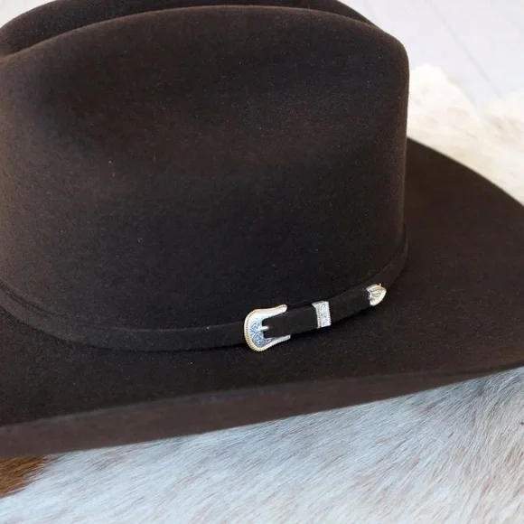 Stetson 3X Chocolate Wool Cowboy Hat - Oak Ridge - Picture 2 of 5